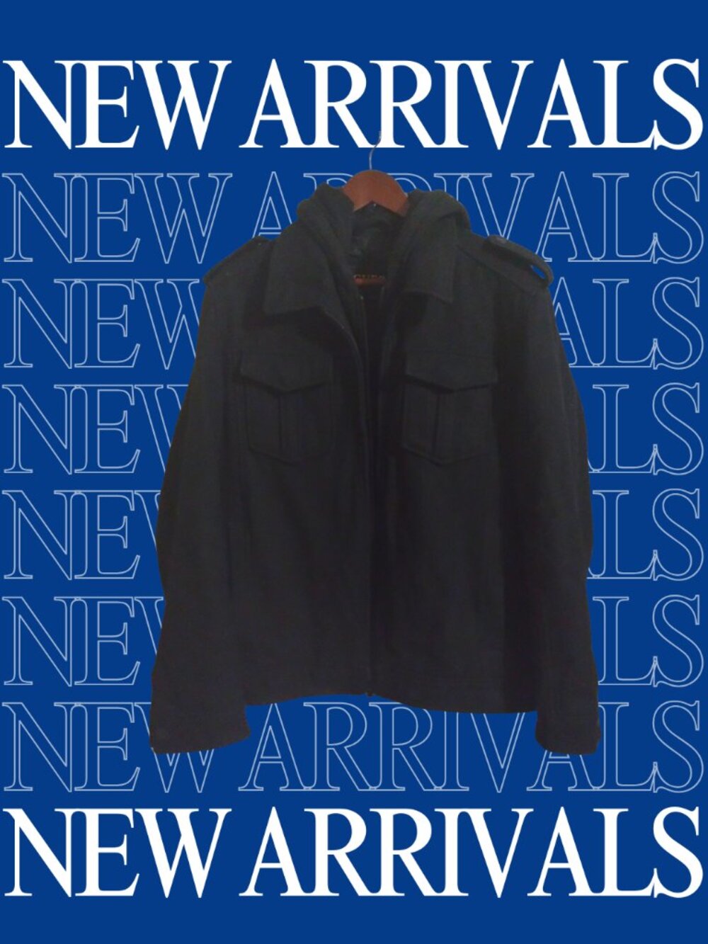 ✨ GUESS Men's Wool Coat | Size Large | Preowned ✨